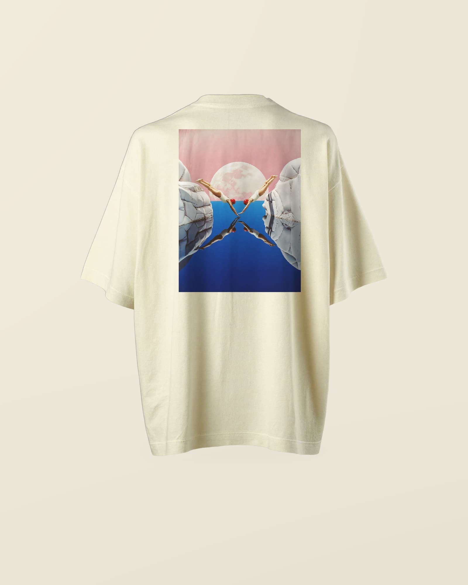 La Obra — «El clavado ante la luna» estampada a la espalda